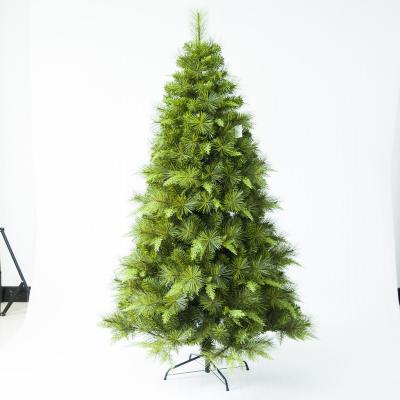 China Chirstmas Decor 2021 Hot Sale High End Encrypted Pure Green Pine Christmas Tree for sale