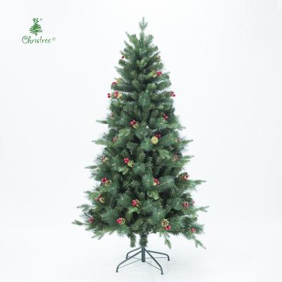 China Chirstmas Decor Factory Direct Sale Christmas Tree Mixed Party Supplies Green Red Fruit Christmas Tree for sale