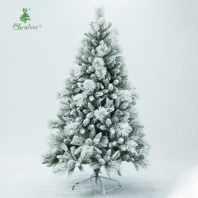 China Luxury Falling Tree Christmas Decorations Artificial Snow Christmas Tree Decoration Chirstmas Decor New Year Decoration for sale