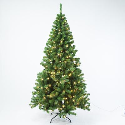 China Hot Selling Chirstmas Decor Holiday Decoration PVC Christmas Tree With Lights for sale