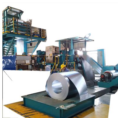 China High Working Speed ​​150000 Tons Hot Dip Galvanizing Continuous Production Line GI 1250mm Production Line for sale