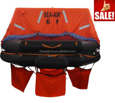 China 6 Person Life Raft Sea Cruise Professional Rescue Equipment for sale