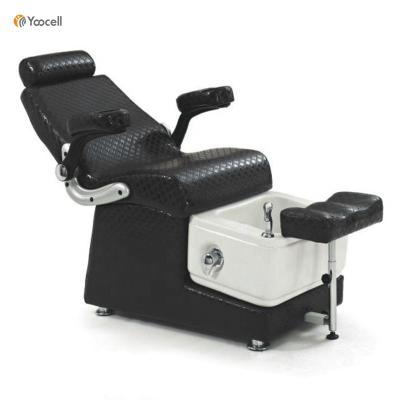 China Wholesale Extended Backrest Yoocell Foot Spa Massage Chair Recliner Salon Pedicure Chair Manicure Chair for sale