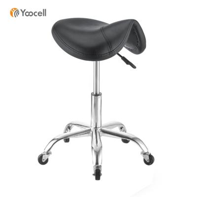 China Durable Material Salon Beauty Equipment Rolling Stools Stool Yoocell Head Chair for sale