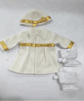 China Toy White Soft Vintage Lady Noble Dress Fits 18 Inch American Girl Doll Boot And Clothes for sale