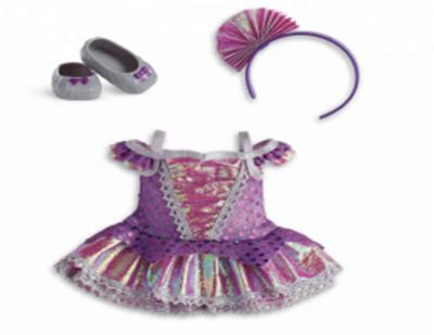 China Eco-friendly Material 18 Inch American Girl Doll Set With Shoes, Hair Pins for sale