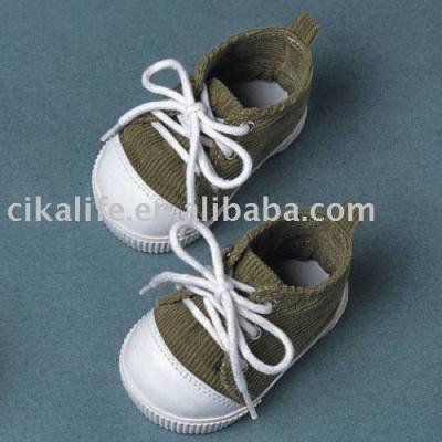 China 18IN Canvas Doll Safe Material American Shoes Factory 7.5CM*4.5CM*3.5CM (L*W*H) for sale