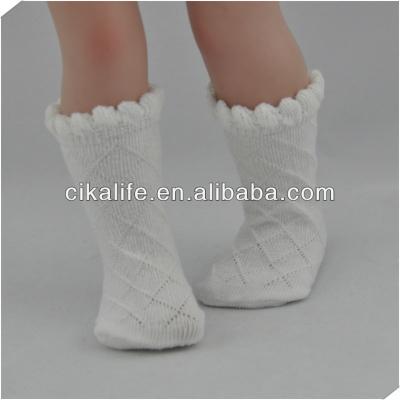 China 18 Inch 5CM*5CM Girl Doll Socks American Dollfie Doll Socks for sale