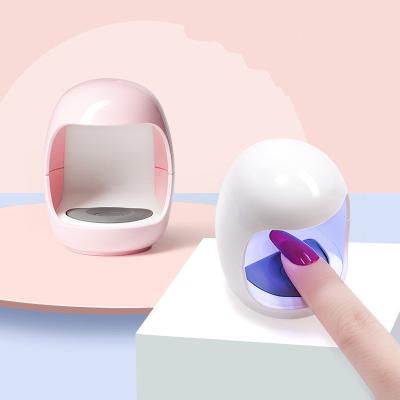 China Portable Stainless Steel USB Charging Egg LED Lamp Nail UV Dryer Wire Sun Mini Nail Lamp For Gel Polish Curing for sale