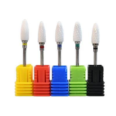 China Ceramic Nail Drill Bit For Nail Drill Machine Carbide Nail Accessories Supplies And Tools for sale