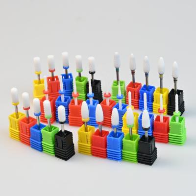 China Professional Ceramic Nail Drill Bit Set For Nails Carbide Nail Drill Machine Nail Accessories Tools & Supplies for sale