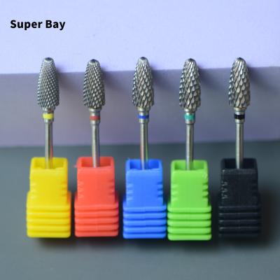 China Stainless Steel Carbide Tungsten Steel Drill Bits Nail Tapered Countersink Cutter For Nail Drill Manicure Drill Tool Accessories for sale