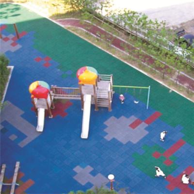 China Custom Fashion Environmentally Friendly Size Playground Playground Accessories Rubber Mats,Outdoor Rubber Playground Tile Flooring for sale