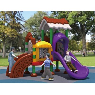 China Fairy Tale Plastic Castle Plastic Playground Playground Slide for Kindergarten for sale