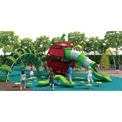 China Lovely Plastic Playground Plastic Playground Kids Customized Outdoor Playground Equipment For Adventure Park for sale