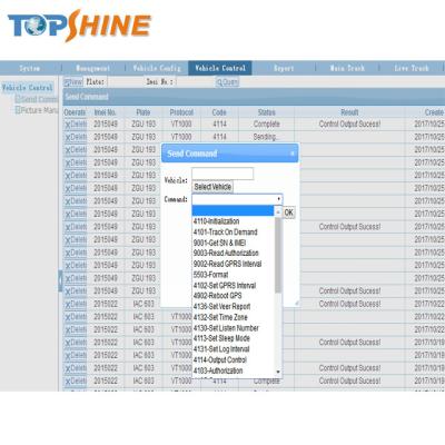 Chine Plate-forme de suivi GPS de gestion de flotte GSM GPRS01 avec application de code source API à vendre