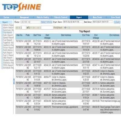 Chine Système de suivi de bus de véhicule de plate-forme de suivi GPS de polygone POI en direct à vendre