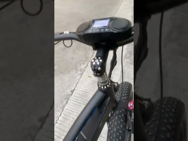 Electric Mountain Fat Tire Bike With Music Bike Speedometer