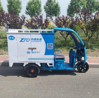 China Cargo 3 Wheels Encased Durable Electric Cargo Tricycle For Brand-Full-Categ Enclosed Electric Delivery Man Tricycle for sale