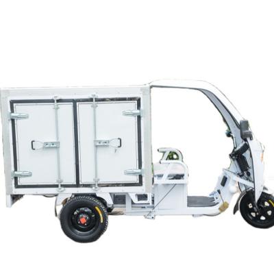 China Cargo factory direct sales supply electric tricycle semi-enclosed refrigerator cart preserving car refrigeration car can be customized for sale