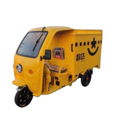 China Cargo factory direct sales supply electric tricycle express semi-enclosed tricycle water truck customized wholesale. for sale