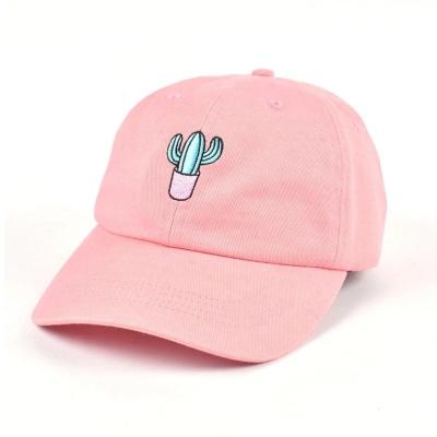 China High Quality Cotton Baseball Hat Embroidery Hats Water Wash Baseball Hat Waterproof Material Unstructured Fashion for sale