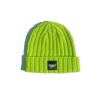 China COMMON wholesales popular label hat wine color women deep woven knitting and man beanie hat for sale