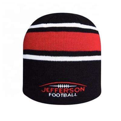 China Fashion JOINT Wholesale Hot Selling Unisex Winter Sports Men Women Knitted Custom Knitting Acrylic Warm Beanie Hat With Cap Custom for sale