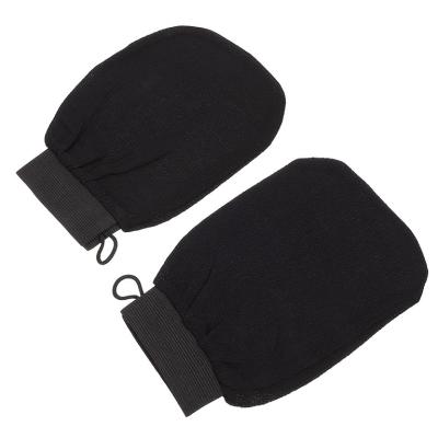 China EXFOLIATE Hot Selling Body Skin Care Exfoliating Bath Exfoliation Glove Natural Raw Cocoon Silk Gloves for sale