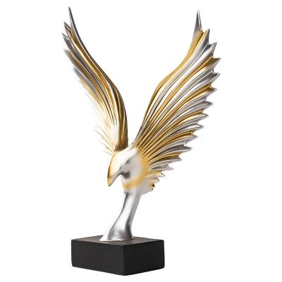 China Hot Sales Innovation Environmentally Friendly Spread Wings Office Upward Artwork Living Room Study Luxury Home Decor Pieces for sale