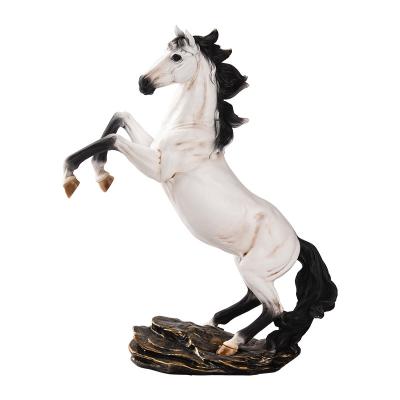 China Environmental Friendly Wholesale Home Decor Animal Horse Supplies Resin Crafts For Gifts for sale