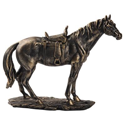 China Environmental Friendly Home Decor Animal Horse Supplies Resin Crafts For Gifts for sale