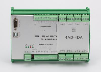 China Standard PLC Controller With Ladder Diagram / C Program NPN Transistor Output for sale