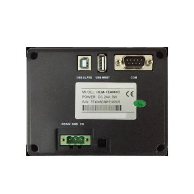 China 4.3“ Industriële het Touche screenhmi Hoge Resolutie van TFT LCD met u-Schijf/USB-Apparaat Te koop