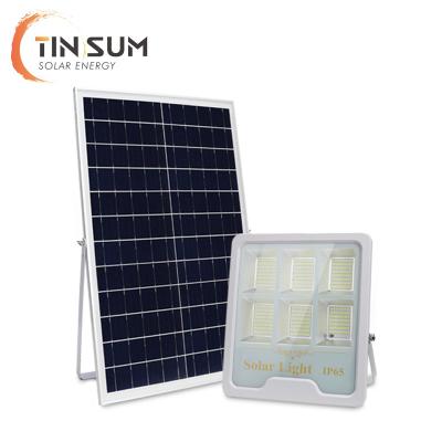 China Garden 120w200w All In One Solar Powered Led Flood Light White Aluminum High Quality for sale