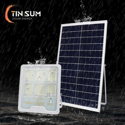 China High Quality Solar Garden 20w 30w 50w Flood Light 3000 Lumens With Solar Panels for sale