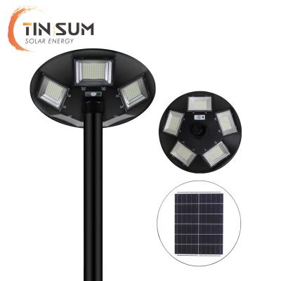 China UFO 300w outdoor motion garden lights post solar garden light super bright outdoor solar led street light for sale