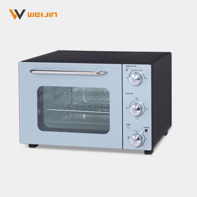 China Non-stick coating/self-clean liner baking machine electric bread oven pizza oven small cavity 22L bakery home kitchen oven for sale