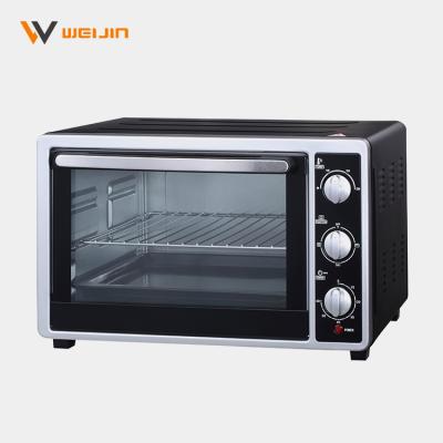 China Non-stick Coating/Cavity Weijin 1500W Pizza Oven Pie Baking Self-clean Liner Electric Oven for sale