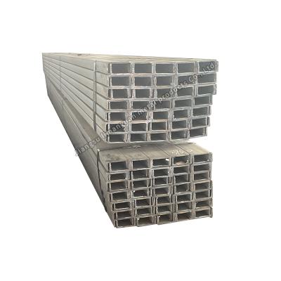 China 1010 steel c-shape c steel carbon u beam steel channel construction for sale