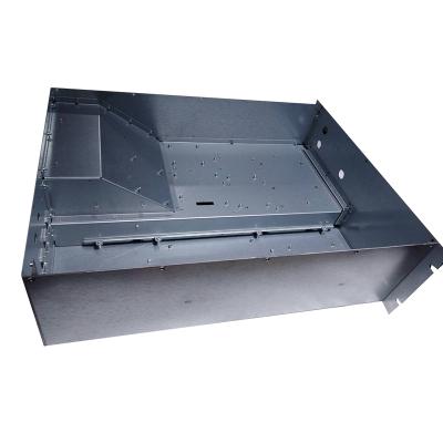 China Custom Aluminum Or Customized Deep Drawn Steel Sheet Metal Fabrication Metal Stamping Part Galvanized Bending Punch Part for sale