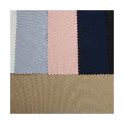 China Fashionable Designed 100%Polyester Medium Stretch Suiting Piece Dye Woven Fabric With Regular Finish for sale