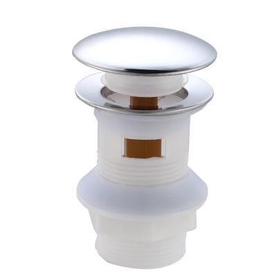 China Plastic click clack wash basin waste, bathroom sanitary fittings lavatory sink drain or pop up drain stopper for sale