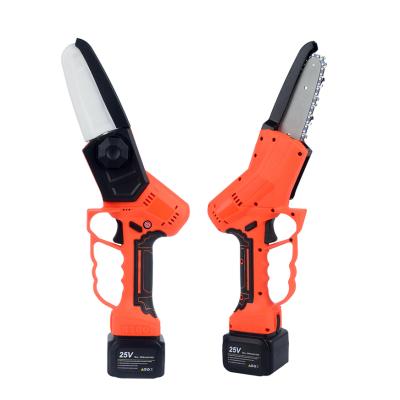 China Factory direct sale anti-slip garden 21V cheap pruning cordless chainsaw for sale