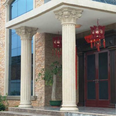 China Roman Pillar Construction Concrete Column 13.78in/35cm Durable Strong Easy Plastic ABS Plastic Durable Construction Quality Mold Roof Top Supports Home Decoration for sale