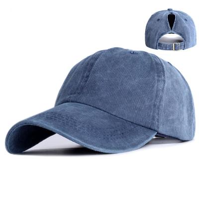 China JOINT Custom Plain White Cheap Dad Washed Worn Unstructured Distressed Washed Baseball Cap for sale