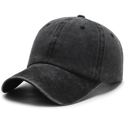 China New COMMON Unisex Hat Plain Color Washed Cotton Baseball Cap Men Women Men Women Trucker Snapback Casual Adjustable Outdoor Hats for sale