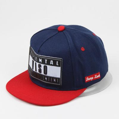 China JOINT Classic PVC Patch Good Quality Design Fashion Logo Custom Snapback Hats for sale