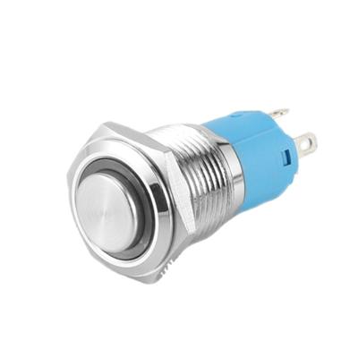 China 1NO1NC ABEI High Head Ring Light Led Momentary Flight Push Button Switch Metal Latching Waterproof Switches. 6v 12V 110V 220V for sale