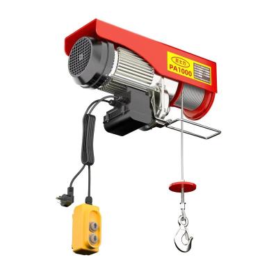 China Hotels Competitive Price Mini Lifting Equipment Portable 1000 Pa Small Electric Hoist for sale